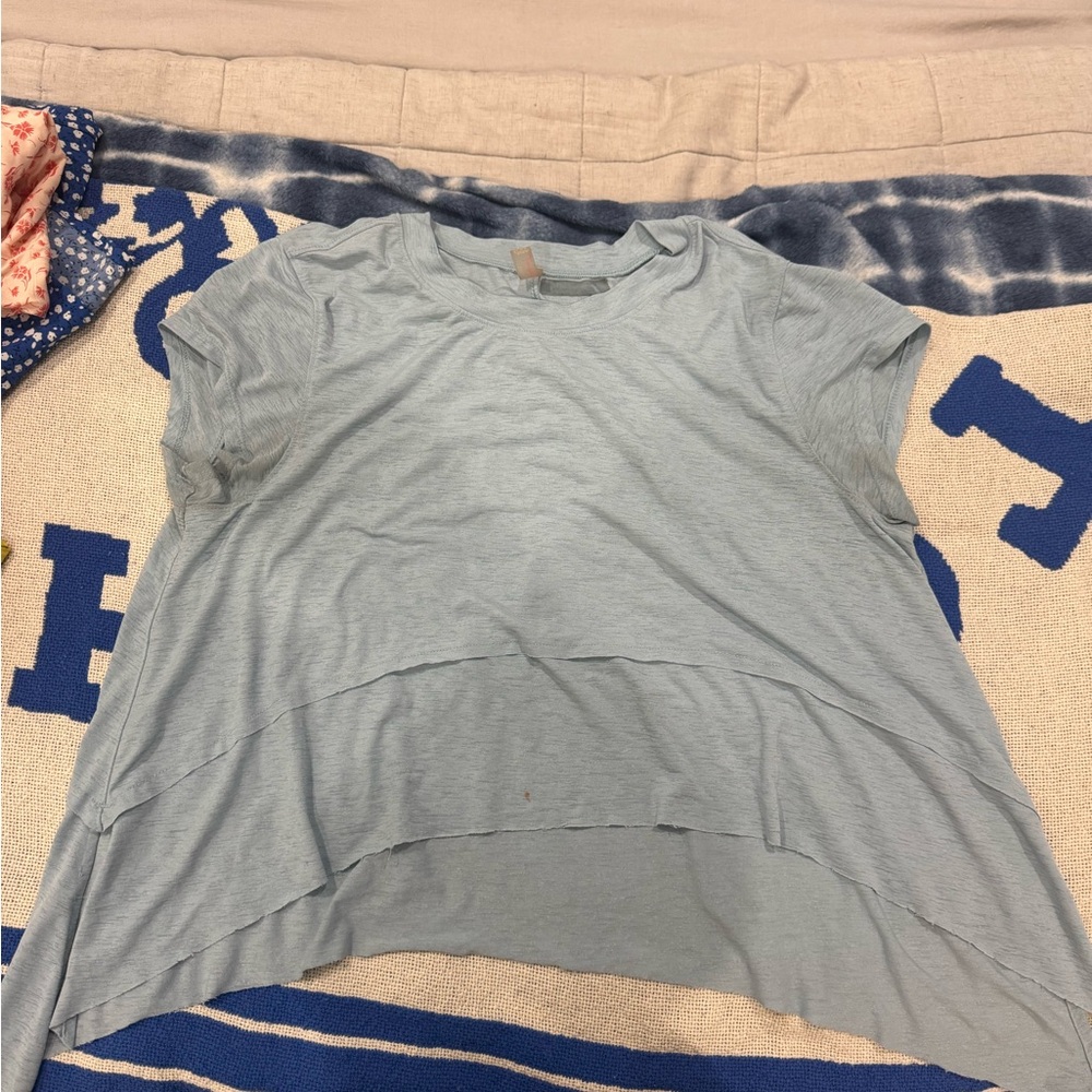 FP Movement by Free People Sky Blue Layered Tee